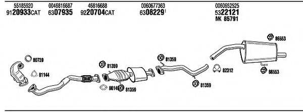 WALKER ARP17163B Система випуску ОГ