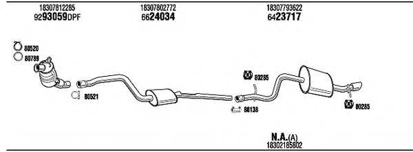 WALKER BWH11145A Система випуску ОГ