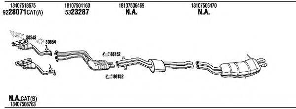 WALKER BWH15925A Система випуску ОГ