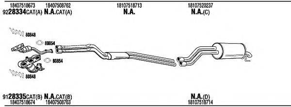 WALKER BWH16828A Система випуску ОГ