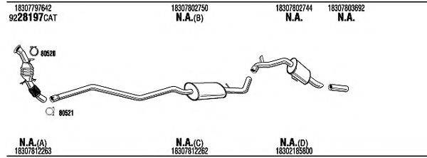 WALKER BWH17931A Система випуску ОГ