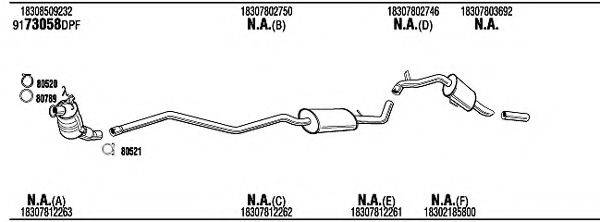 WALKER BWH17931BB Система випуску ОГ