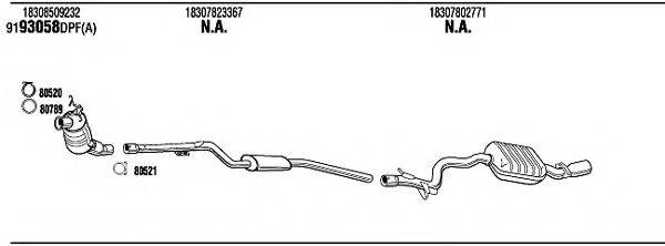 WALKER BWH34989BA Система випуску ОГ