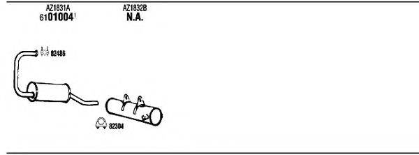 WALKER CI11008B Система випуску ОГ