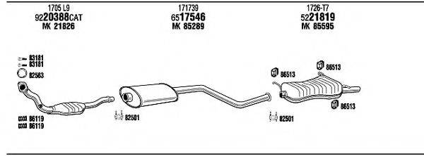 WALKER CI16024 Система випуску ОГ