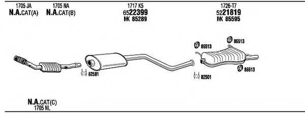 WALKER CI16061 Система випуску ОГ