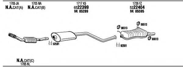 WALKER CI16067 Система випуску ОГ