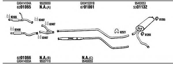 WALKER CI60006 Система випуску ОГ