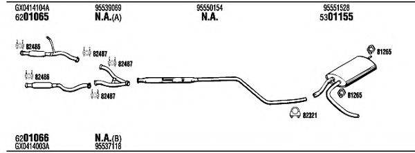 WALKER CI60008 Система випуску ОГ