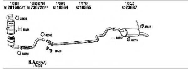 WALKER CIK06442BA Система випуску ОГ