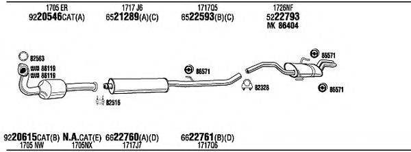 WALKER CIT15090A Система випуску ОГ