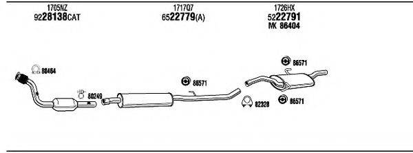 WALKER CIT15098B Система випуску ОГ