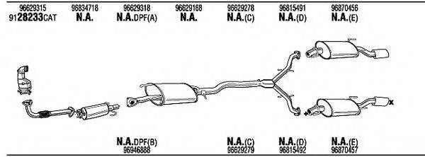 WALKER CVH24471B Система випуску ОГ