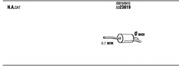 WALKER DCH07193 Система випуску ОГ