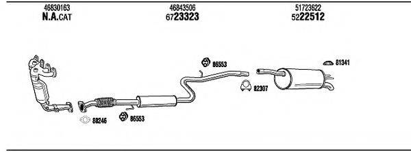 WALKER FI22003A Система випуску ОГ