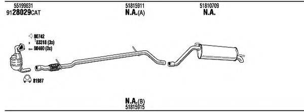 WALKER FIH09298A Система випуску ОГ