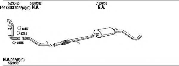 WALKER FIH29487CB Система випуску ОГ