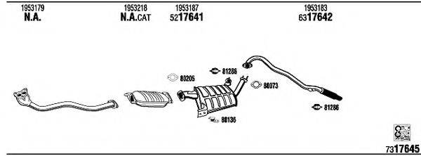 WALKER FO76000 Система випуску ОГ