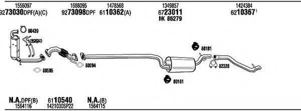 WALKER FOH18956BC Система випуску ОГ