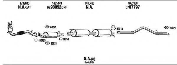 WALKER FOK23231FA Система випуску ОГ