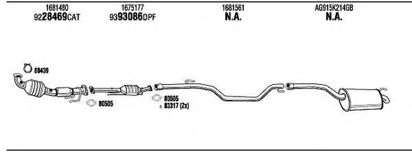 WALKER FOK33350A Система випуску ОГ