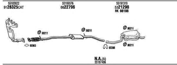 WALKER LN75003 Система випуску ОГ