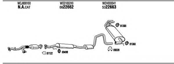 WALKER LR10008 Система випуску ОГ