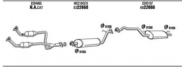 WALKER LR60119 Система випуску ОГ