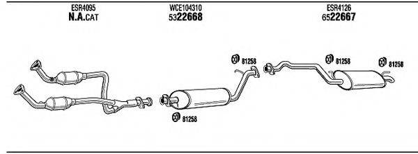 WALKER LR60121 Система випуску ОГ