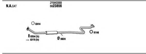 WALKER MAK23397 Система випуску ОГ