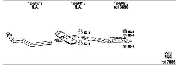 WALKER MB42004B Система випуску ОГ