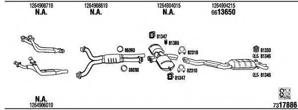 WALKER MB56004A Система випуску ОГ