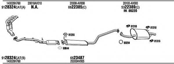 WALKER NIH16273A Система випуску ОГ