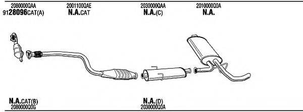 WALKER NIH16947C Система випуску ОГ