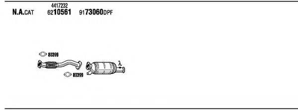 WALKER NIH20094B Система випуску ОГ