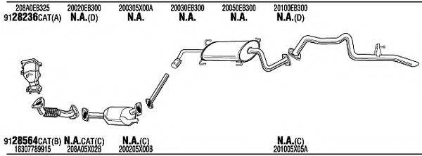 WALKER NIH20643AB Система випуску ОГ