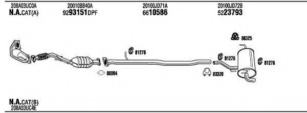 WALKER NIK22942DA Система випуску ОГ