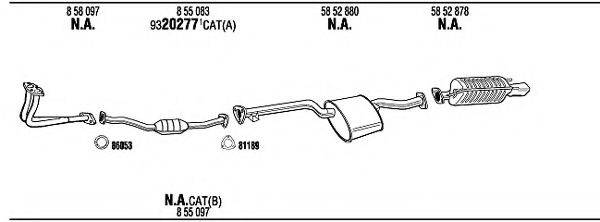 WALKER OP60022 Система випуску ОГ