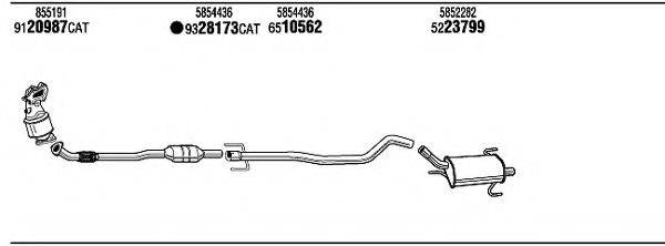 WALKER OPH17697A Система випуску ОГ