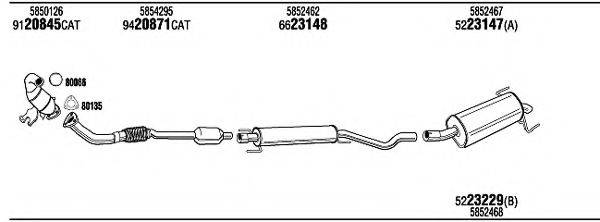 WALKER OPH18244A Система випуску ОГ