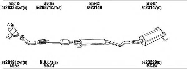 WALKER OPH19119A Система випуску ОГ