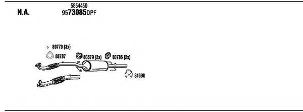 WALKER OPH22689B Система випуску ОГ