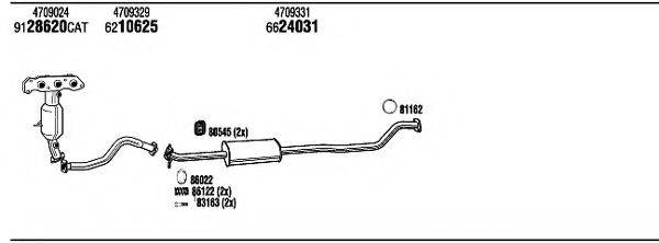 WALKER OPK09139 Система випуску ОГ