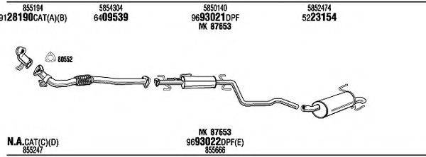 WALKER OPK18691BA Система випуску ОГ