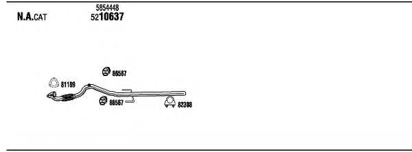 WALKER OPK19281 Система випуску ОГ