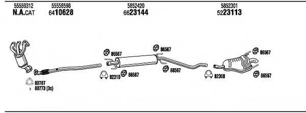 WALKER OPK22683 Система випуску ОГ