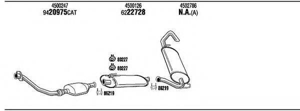 WALKER OPT10099B Система випуску ОГ