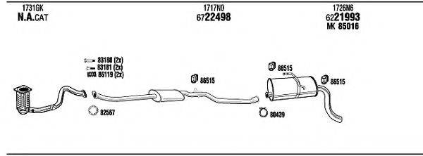 WALKER PEH07977AD Система випуску ОГ