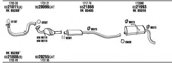 WALKER PEH07977BA Система випуску ОГ