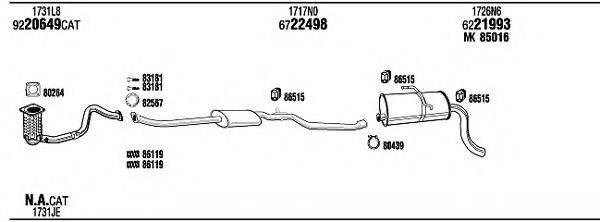 WALKER PEH07977BC Система випуску ОГ